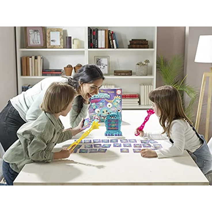 Educa Monsterjagd 18861, Brettspiel für 2-4 Spieler ab 5 Jahren, mehrfarbig, Spieldauer 10 Minuten – Bild 6