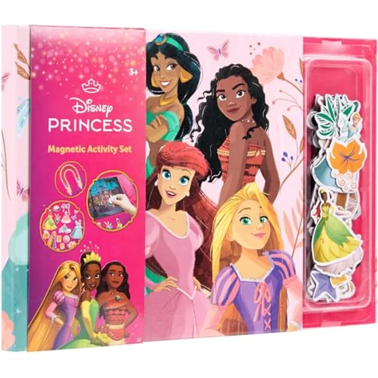 Canenco Sticker Disney Princess - Magnet Buch, mit Verschluckbare Kleinteile, Erstickungsgefahr, nicht geeignet für Kinder unter 3 Jahren – Bild 1