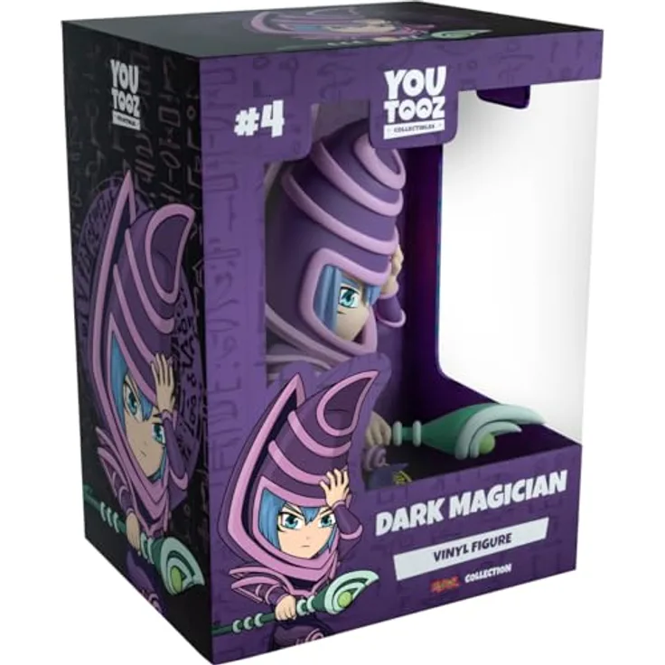 Youtooz Yu Gi Oh Dark Magician Figur, 12,7 cm hoch, lila mit Ghost Rare Chase-Version