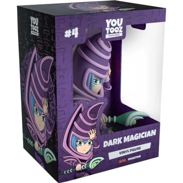 Youtooz Yu Gi Oh Dark Magician Figur, 12,7 cm hoch, lila mit Ghost Rare Chase-Version – Bild 1