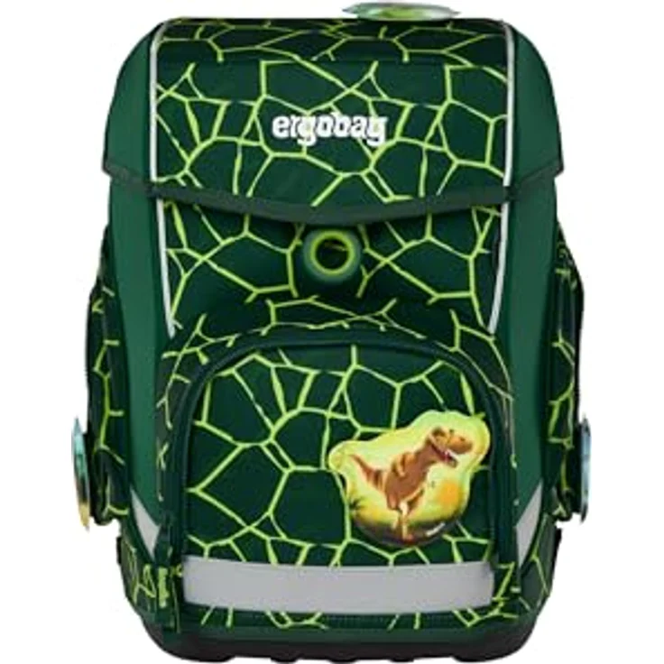 ergobag cubo Set, ergonomischer Schulrucksack 5-teilig für 1. Klasse, anpassbares Tragesystem, standfest und reflektierend, inkl. Sportbeutel und Federmäppchen – Bild 2