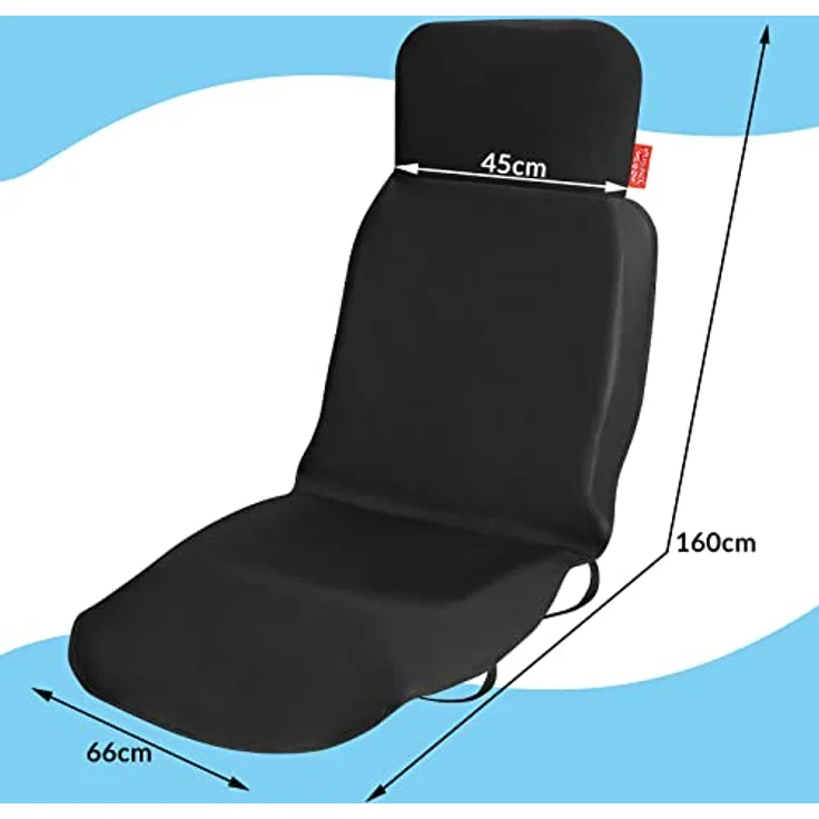 Kingsleeve Sitzschoner Universal Wasserabweisend Pflegeleicht 600D Oxford Atmungsaktiv Schonbezug Autositzbezug Werkstattschoner Auto Vordersitze – Bild 6