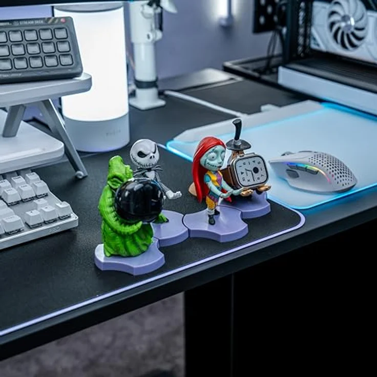 exquisite gaming Nightmare Before Christmas Holdems Mini-Halter Bürgermeister, 10 cm große Sammelfigur für Smartphones und Earbuds – Bild 5