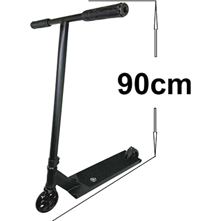 Ethic DTC Stuntscooter Ethic DTC Pandora L Stunt-Scooter H=90cm 3,4kg Schwarz, Hochleistungs Street-Deck, 115mm x 30mm Rollen – Bild 2