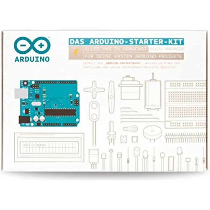 Offizielles Arduino Starter Kit für Anfänger K040007 [Projektbuch auf Deutsch]