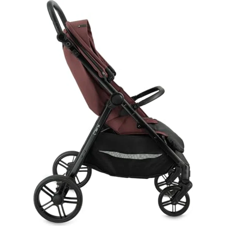 MoMi CLARA Kinder-Buggy in Burgund, verstellbar für Kinder bis 22 kg, mit umfangreichem Zubehörset – Bild 15