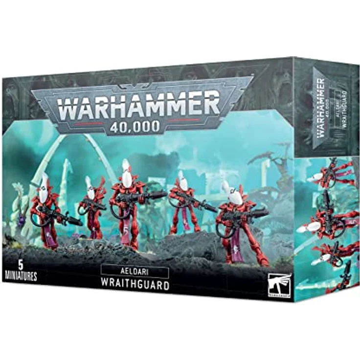 Games Workshop Warhammer 40k Aeldari: Wraithguard 46-13, Mehrteilige Miniaturen aus Kunststoff - Montage erforderlich – Bild 1