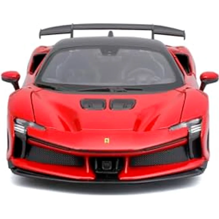 Bburago Ferrari SF90 XX Stradale, Maßstab 1:24 Diecast-Modell mit roten Lackierung und detailgetreuer Innenausstattung, Türen und Kofferraum zum Öffnen, für Sammler und Altersgruppe 3+ – Bild 3