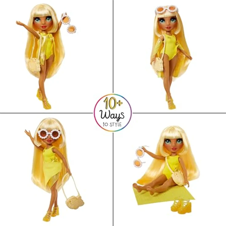 Rainbow High Anziehpuppe Rainbow High Swim & Style Fashion Doll- Sunny (Yellow) - Preisvergleich – Bild 5