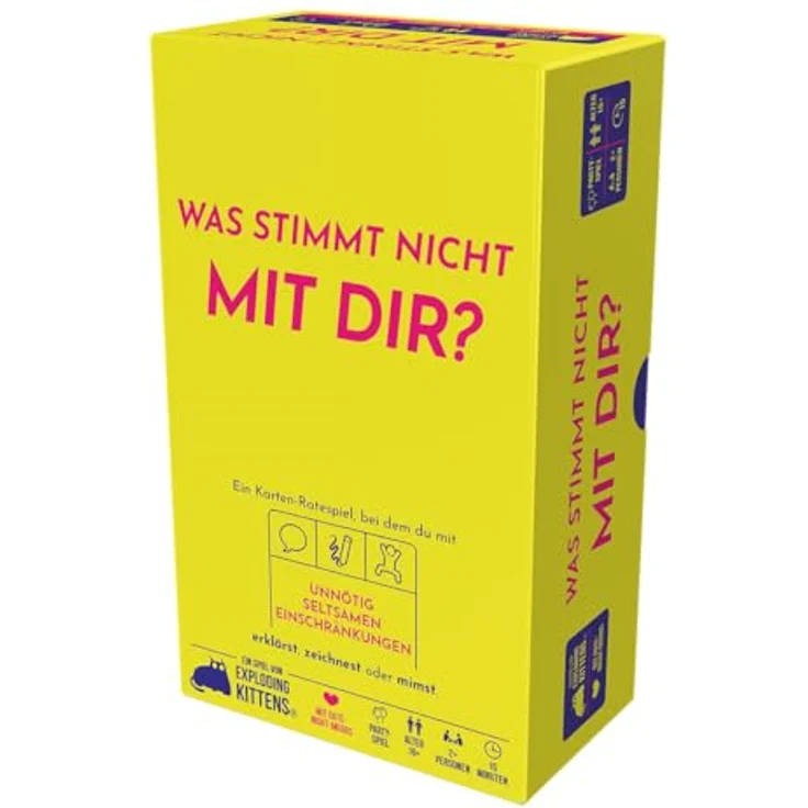 Exploding Kittens Was stimmt Nicht mit dir? Partyspiel Kartenspiel 2+ Spieler ab 16+ Jahren 15 Minuten Spielzeit Deutsch – Bild 3