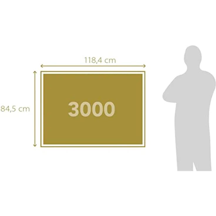 Clementoni 33552 Collection-Manhattan Balcony Sunset, Puzzle 3000 Teile Für Erwachsene Und Kinder 10 Jahren, Geschicklichkeitsspiel Für Die Ganze Familie, Mehrfarbig – Bild 9