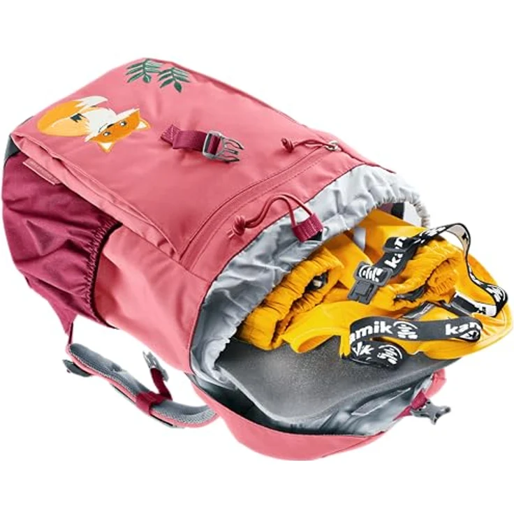 Deuter Waldfuchs 14, Kindergartenrucksack für Waldkindergärten, rosa, robuster Rucksack mit Platz für Trinkflasche und Snacks – Bild 2