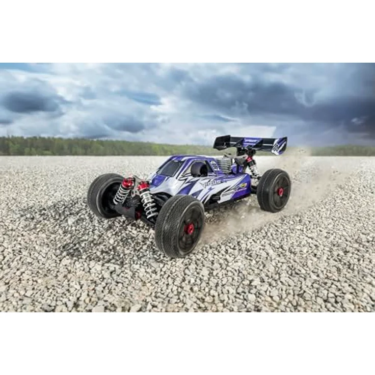 Carson Virus 4.0 1:8 Nitro Verbrenner Buggy 4WD, 3,5 ccm Motor, 65 km/h, Offroad Blau – Bild 4