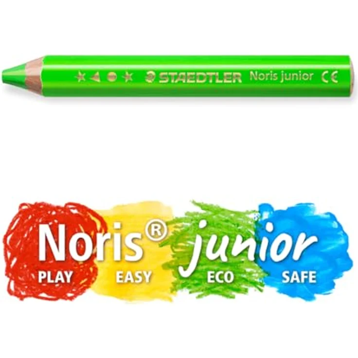 STAEDTLER Buntstift Neon, 4 Stück - Vielseitiger 3-in-1 Effekt, leuchtende Farben, nachhaltiges Holz – Bild 4