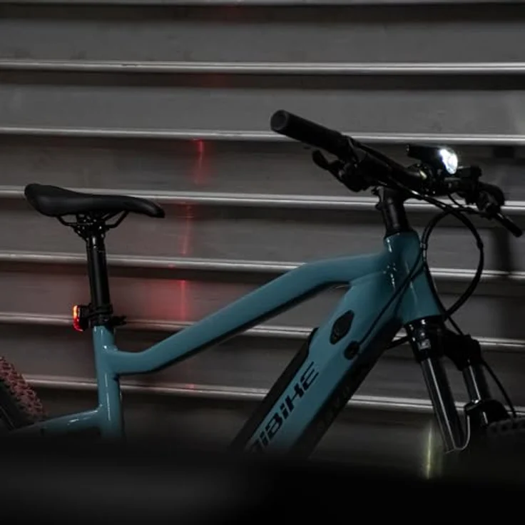 XLC Beleuchtungsset Alderaan CL-S17, Helle und Effiziente Beleuchtung, unisize, schwarz – Bild 5