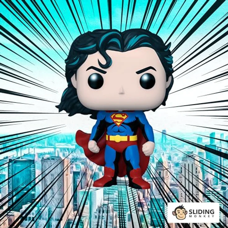 Funko Justice League Superman Pop! Vinyl Collectible Figure Limited Edition Exclusive, ca. 9cm groß – Bild 3