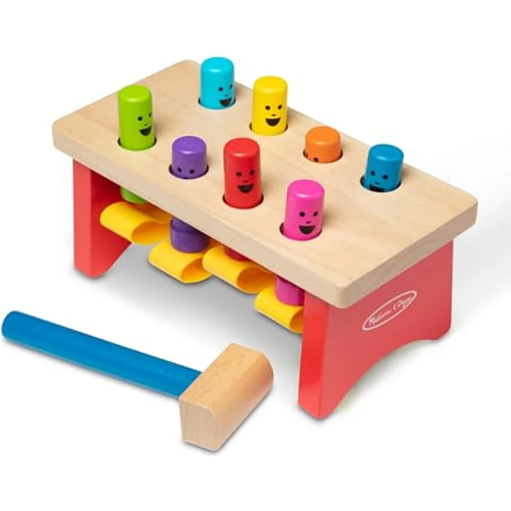 Melissa & Doug Luxuswerkbank Zum Hämmern Und Klopfen | Lernspielzeug | 2+ Years| Geschenk für Jungen oder Mädchen – Bild 5