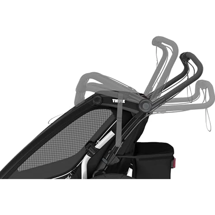 Thule Chariot Sport 2, Veloanhänger mit schneller Einhand-Umwandlung in Kinderwagen und sicherer Ein-Klick-Befestigung – Bild 9