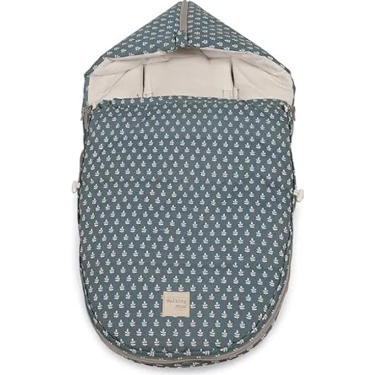 Walking Mum Sack Gruppe 0 Kaira Übergangszeit, gesteppter Bezug zum Schlafen. Universell einsetzbar und kompatibel mit den meisten Babytrageen. Farbe: Kirschblau. Maße: 40 x 80 cm.