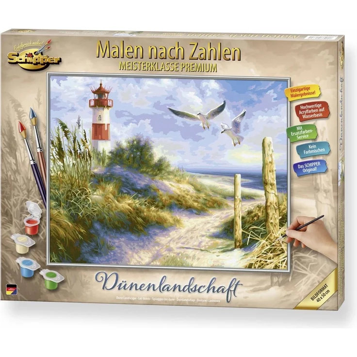 Schipper MNZ - Dünenlandschaft mit Leuchtturm – Bild 1