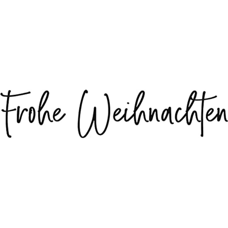 Rayher Stempel Holz "Frohe Weihnachten", 3 x 10 cm, Holzstempel Weihnachten, hochwertiges Ahornholz, für Karten, Umschläge, Geschenke, Butterer Stempel, Naturkautschukplatte, 29241000 – Bild 4