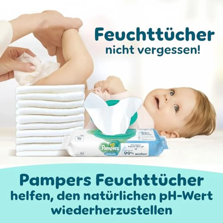 Pampers Premium Protection Windeln Gr. 4 Maxi (9-14 kg), Monatsbox mit 174 St. – Bild 10
