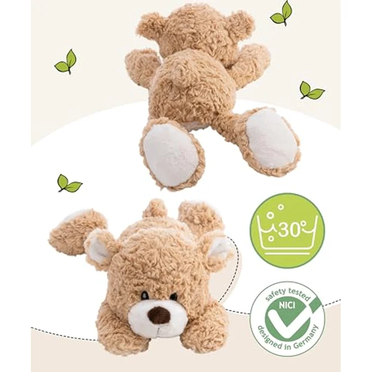 NICI Kuscheltier Bär Finni 50cm - karamell, supersoftes Plüschtier mit weißen Akzenten, perfekt zum Kuscheln und Spielen für Kinder & Erwachsene, tolle Geschenkidee - 62964 – Bild 3