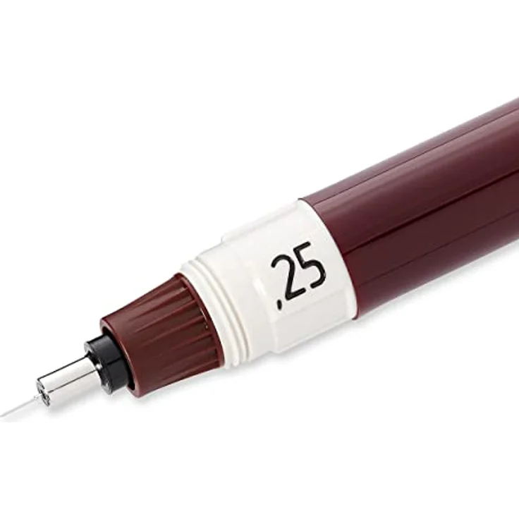 Rotring Isograph, Schreibstift mit 0,25 mm Strichstärke, braun, nachfüllbar und wartungsfreundlich – Bild 3