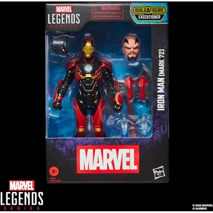 Marvel Legends Series Iron Man (Mark 72), Action-Figur mit 6 Accessoires und 15 cm Höhe – Bild 2