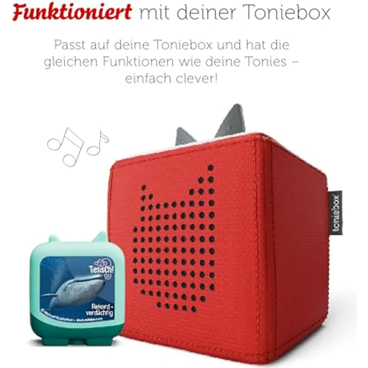 tonies Hörspielfigur Tierisch! Rekordverdächtig - Set Tierisch! 128 Minuten Laufzeit, Magnethaftend, stapelbar – Bild 6