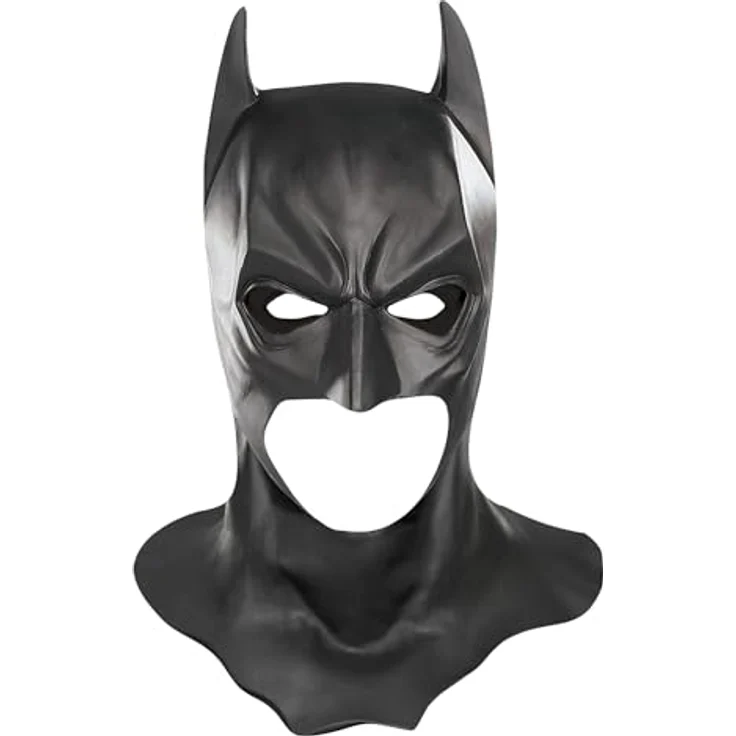 Rubie´s Verkleidungsmaske Batman Halloweenmaske, Lizenzierte Batman Maske aus Latex, Universalgröße für Erwachsene – Bild 3
