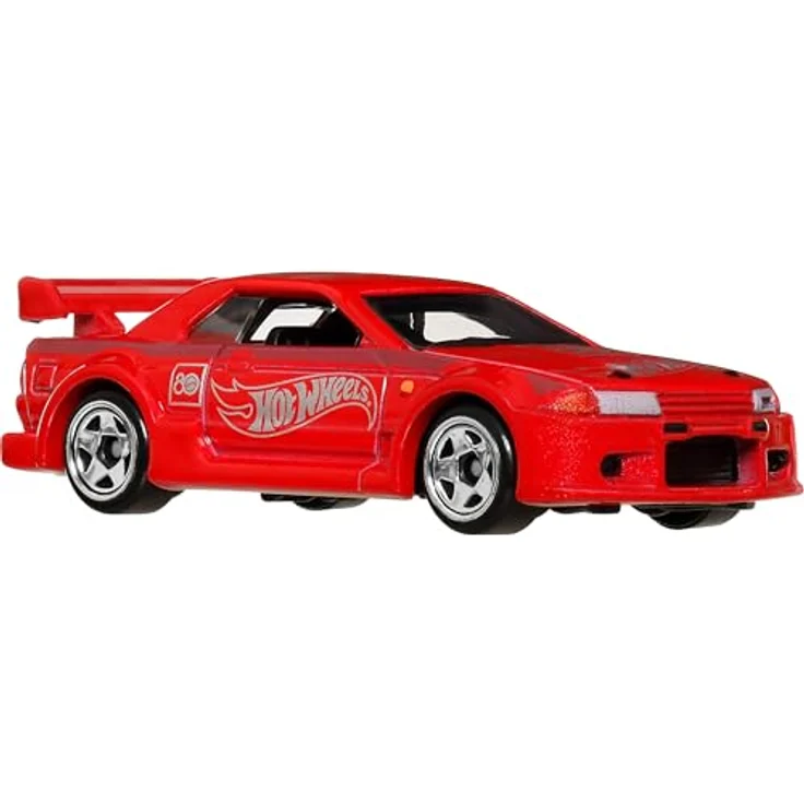 Mattel JGK09, 8er-Pack 1:64 Massstab Zinkdruckguss-Spielzeugautos im Jubiläumsdesign, nostalgische Modelle aus den 80ern und 90ern – Bild 6