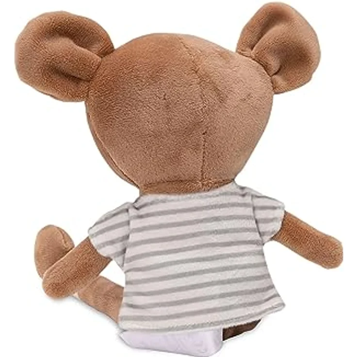 Jollein 037-001-67075 Stofftier Kuscheltier Maus Jackie braun (32 cm) – Bild 2