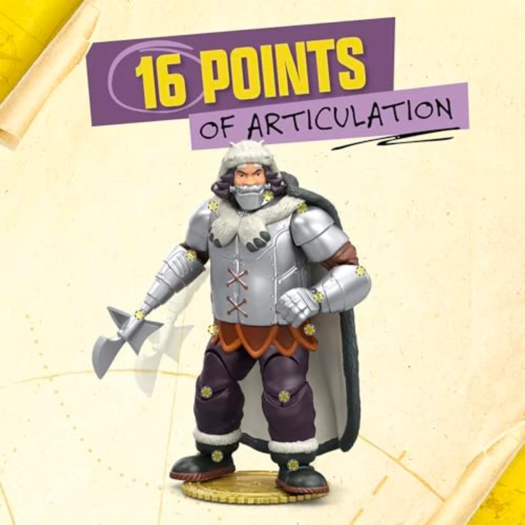 Moose Toys MS63316 One Piece Actionfigur Wapol, 16,5 cm mit beweglichen Gelenken und detailgetreuer Kanone, inklusive Beeren-Münze als Standfuß – Bild 6
