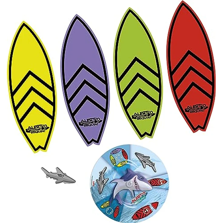 Lansay Familienspiel 75190, Dynamisches Actionspiel mit mehrfarbigen Surfbrettern, für 2 bis 4 Spieler, ab 6 Jahren – Bild 2