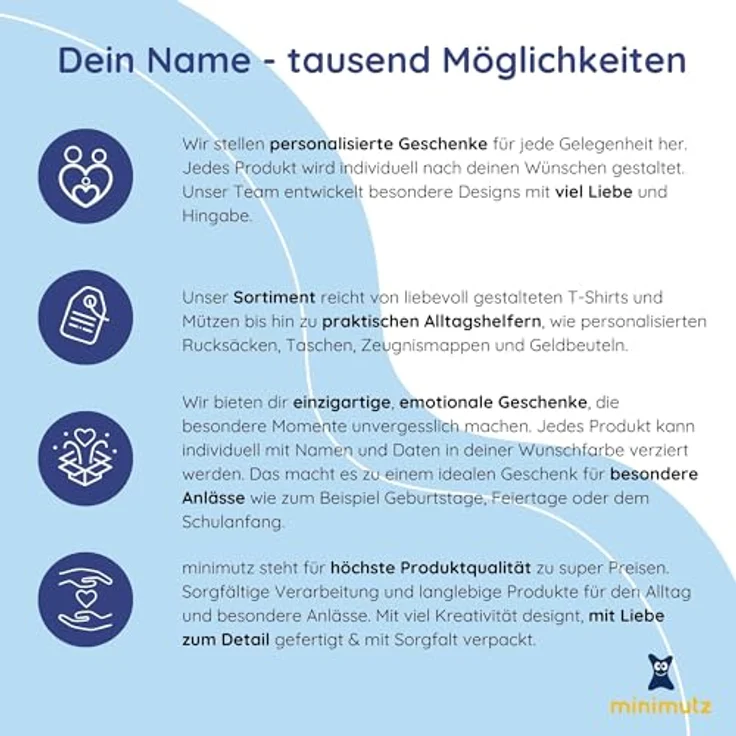minimutz Kinder Geldbeutel Royalblau, Geldbörse zum Umhängen mit Sichtfenster für Busausweis, 4 Fächer, Klett- und Reißverschluss – Bild 5