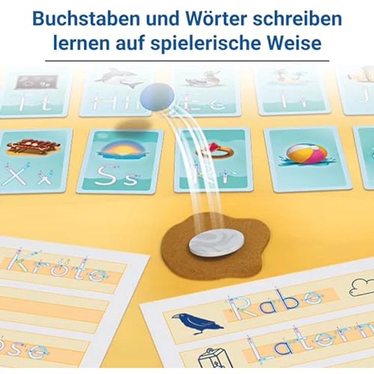 Ravensburger Die Schreib-Krake, Lernspiel zur Förderung der Schreibkompetenz mit unterschiedlichen Schwierigkeitsgraden, Made in Europe – Bild 2