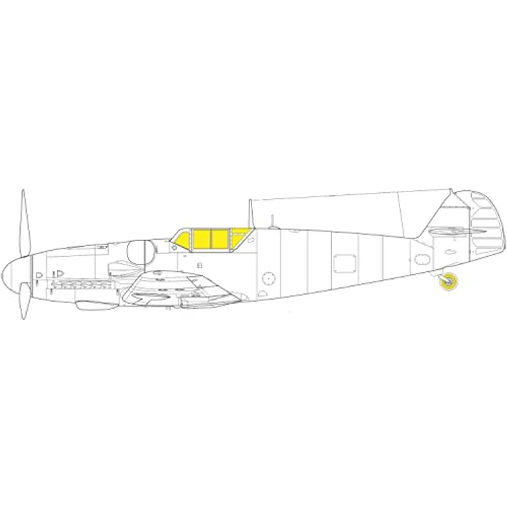 Eduard Sprue Brothers 1:32 Big ED Bf109G-2 Bf109G-4 Super Detail-Set mit 3 bemalten Masken und geätzten Teilen, EDUBIG33148 – Bild 5