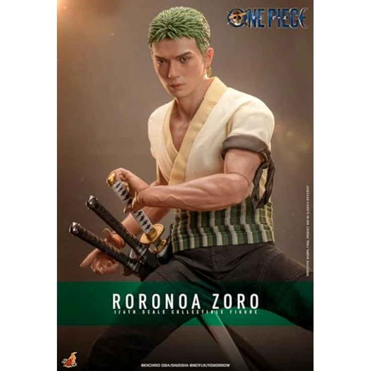 Bandai Namco Games One Piece (Netflix) Actionfigur 1/6 Lorenor Zorro, 31 cm mit Zubehörteilen und Figurenständer – Bild 1