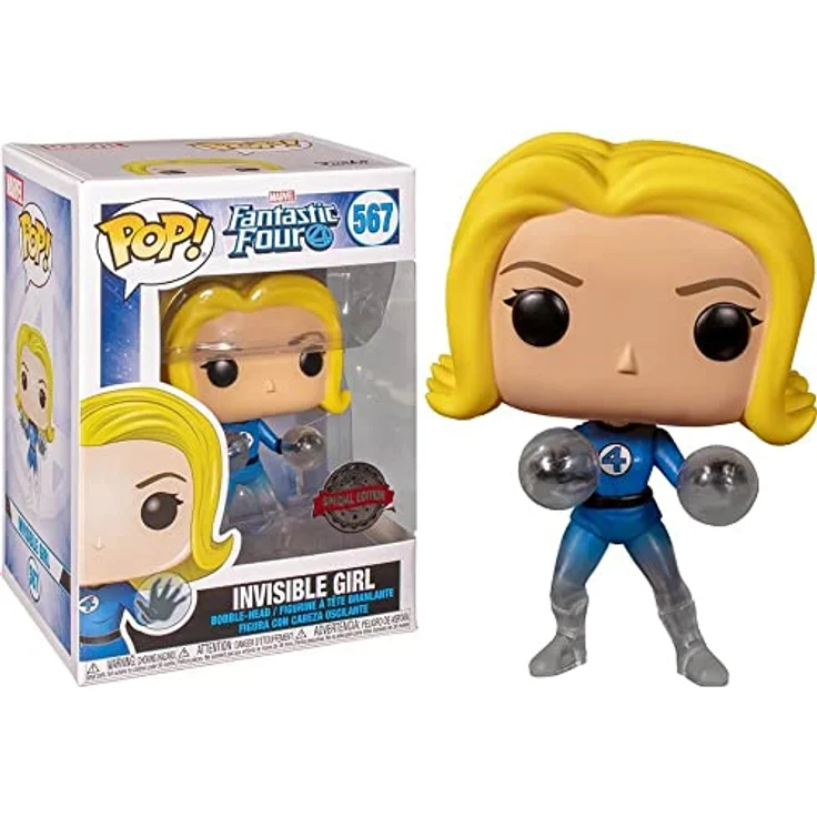 Funko Pop! Marvel: Fantastic Four - Invisible Girl - Exklusive Sammelfigur – Bild 1