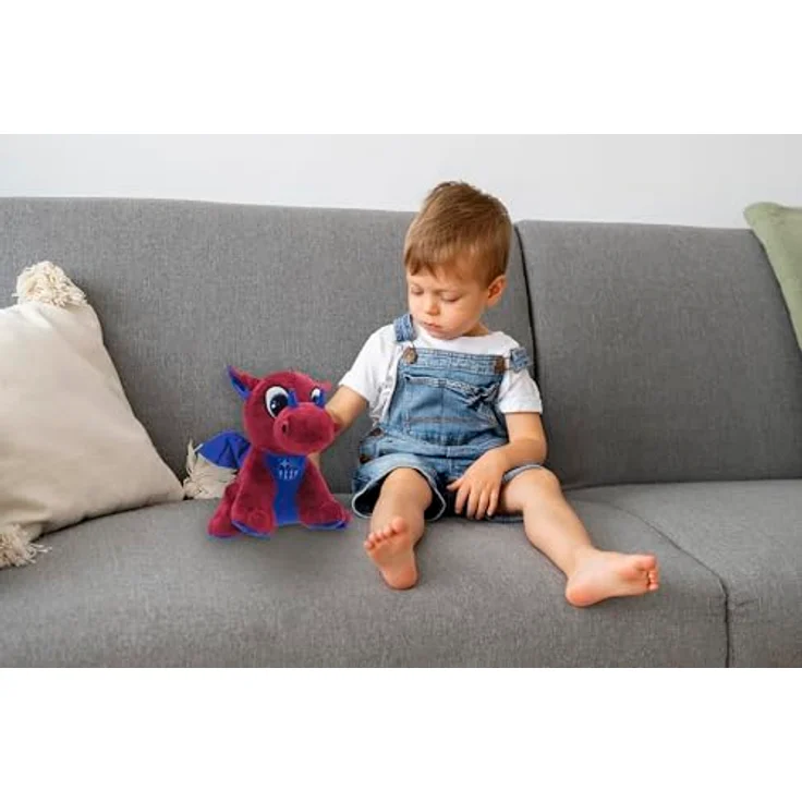 Cyp Brands FC Barcelona Dragon, Plüschtier 25cm mit gestickten Details, offizielles Produkt – Bild 6