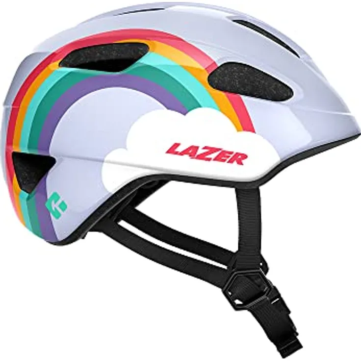 LAZER Pnut 2.0 KinetiCore Fahrradhelm für Kinder, leichter Unisize Helm in Regenbogenfarben mit innovativer Sicherheits-Technologie