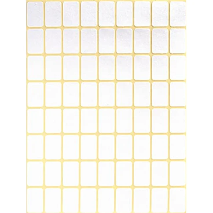 Avery Zweckform 3312 Haushaltsetiketten selbstklebend (18x12mm, 1.800 Aufkleber auf 25 Bogen, Vielzweck-Etiketten für Haushalt, Schule und Büro zum Beschriften und Kennzeichnen) blanko, weiß – Bild 2