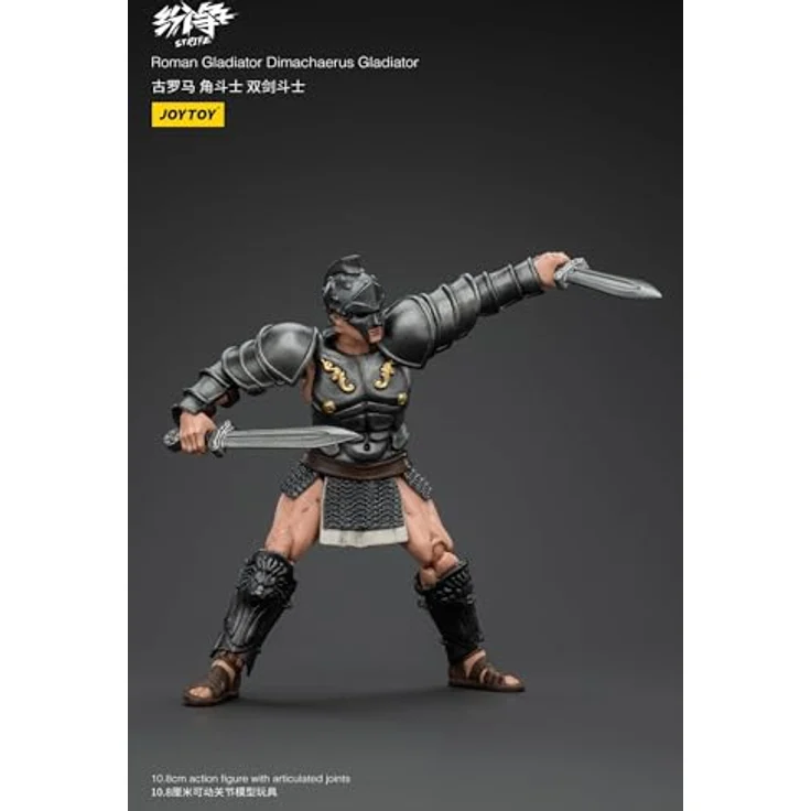 JOYTOY Conflict Strife Gladiator, 1:18 Scale Action Figure mit zwei Schwertern, 4,3 Zoll hoch – Bild 4