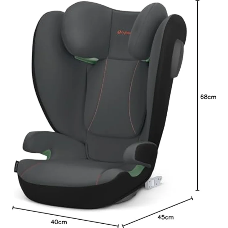 Cybex Solution B3 I-Fix, Kindersitz mit Isofix System und 12-fach höhenverstellbarer Kopfstütze, ECE R129/i-Size Norm – Bild 7