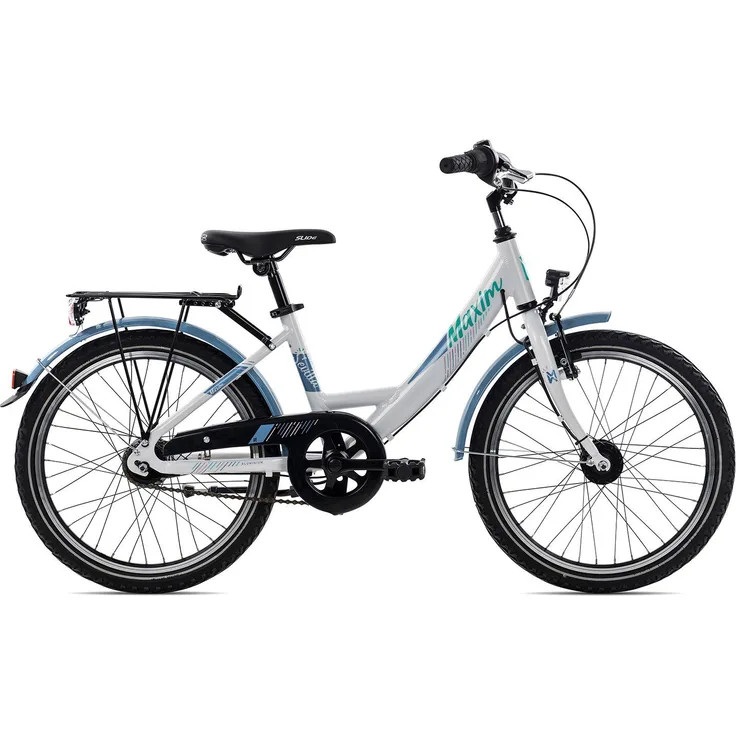 Maxim Kinderfahrrad Sevilla Alu 7 20 Wave, 7 Gang Shimano Nexus 7 Rücktritt Schaltwerk, Nabenschaltung Rücktritt, 20 Zoll weiß