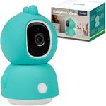 Lionelo Babyline View Schwenkbare Überwachungskamera 330° App-gesteuertes elektronisches Babyphone Zwei-Wege-Kommunikation Bewegungssensor Temperatur Nachtmodus CryDetector, Schlaflieder, Weiß