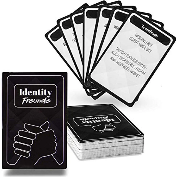 Identity Freundes-Edition Kartenspiel Gesellschaftsspiel mit Personality & Quiz-Spiel für 3-8 Spieler – Bild 2