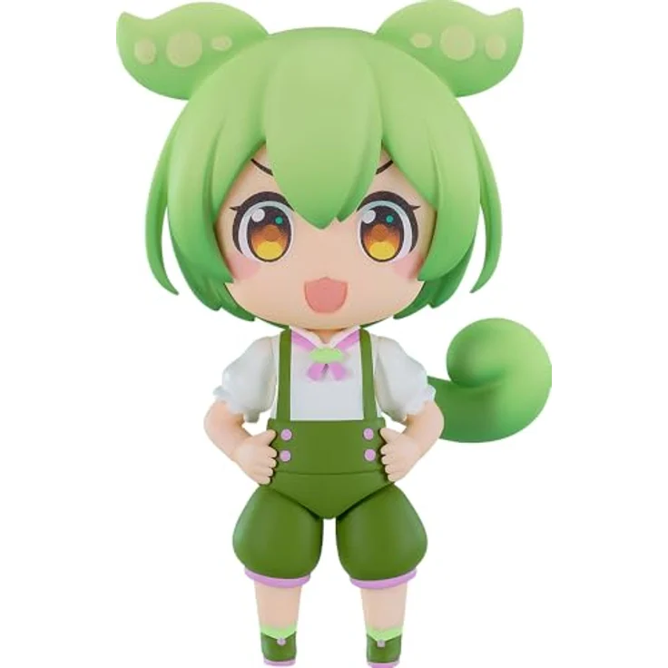 Good Smile Company Tohoku Zunko Nendoroid Zundamon, detailreiche Actionfigur, ca. 10 cm mit speziellem Sockel – Bild 1