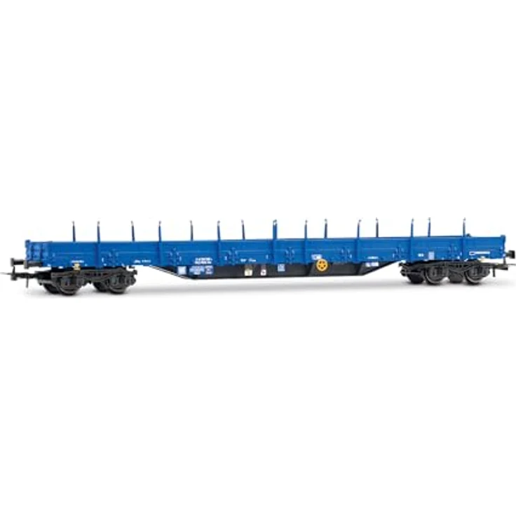 Rivarossi HR6671 Rungenwagen AC, Modelleisenbahn-Wagen, Epoche VI, 458 mm mit Kurzkupplungs-Mechanik, Metallspritzguss-Fahrwerk, Kunststoffgehäuse, Deutschland – Bild 4